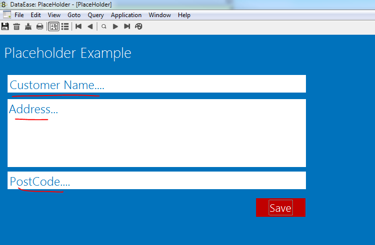 PlaceHolders is a new feature in DataEase 8
